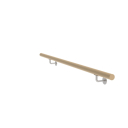 Wooden handle oak and stainless steel holders, L1600mm