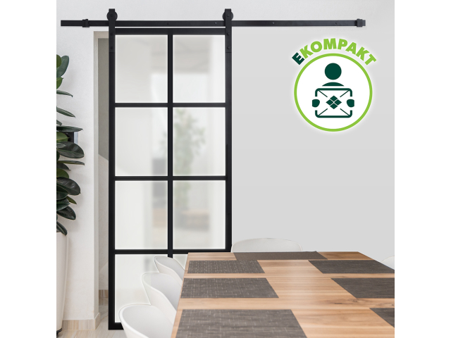 Türen mit Schmiedeeisen Klasiko Aluminium 02 schwarz FST