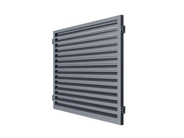 Alumínium kerítéspanel 2000x1500mm lamella antr.