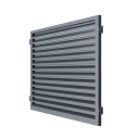 Alumínium kerítéspanel 2000x1500mm lamella antr.