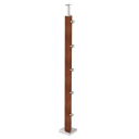 Inox pole, VK-stairs AISI304, 40x40x2/5xd12/H1000m
