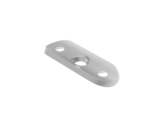 Handrail saddle for inox railing