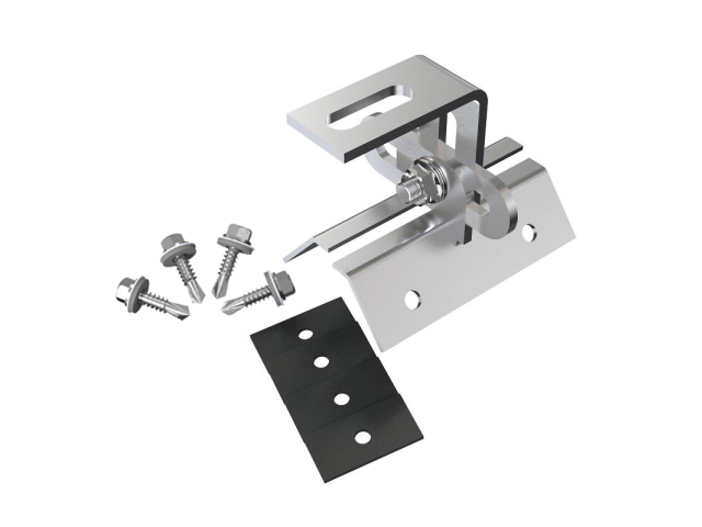 Verstellbarer Stahlhalter für Trapezbleche