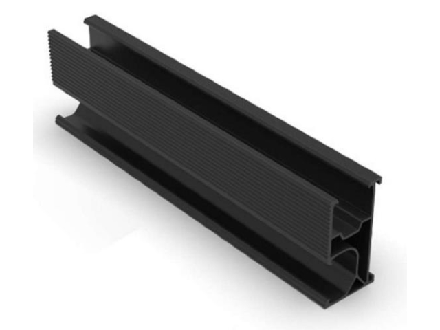 Mounting rail R52-5000mm-black