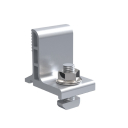 Profile fixing clamp with T-bolt