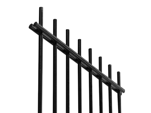 Geschweißtes Zaunfeld N2D 2500x1630mm D5/4/5mm schwarz matt