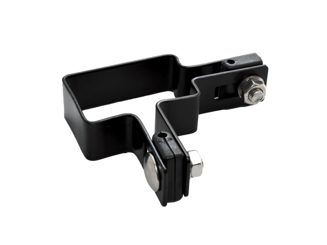 Corner bracket for post ZnPVC 60x40mm black M