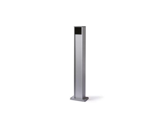 Aluminium Pfosten 60x60x500mm, für Lichtschranken Nice