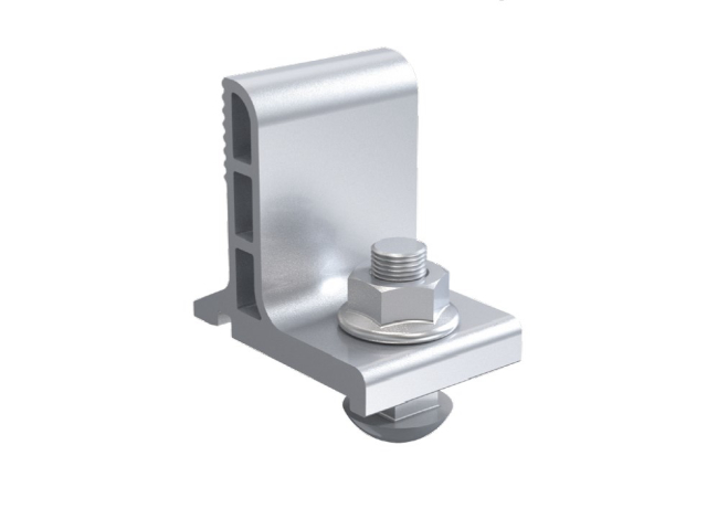 Profile fixing clamp with T-bolt