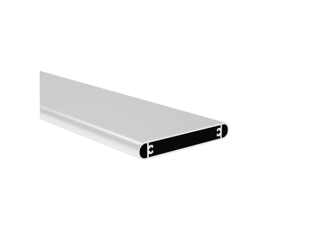 Aluminium Zaunlatte oval 14x95-6000mm