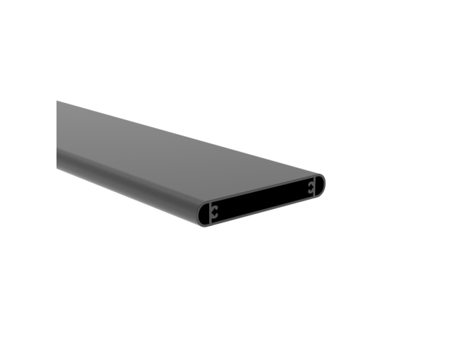 Aluminium-Zaunlatte oval 14x95-6000mm