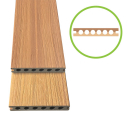 WPC padlólap 138x23x2900mm,Barna/Világos barna