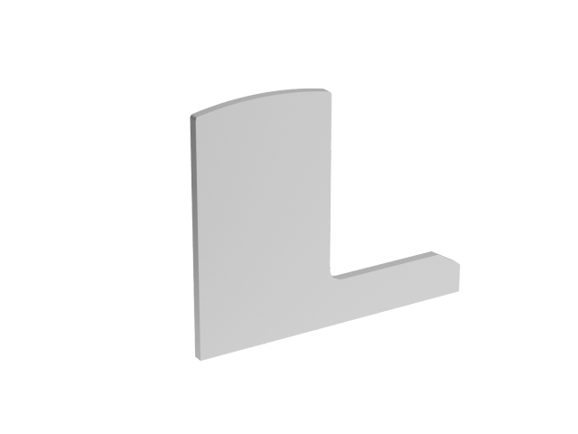 Endkappe für Aluprofil AL/0018-S-E