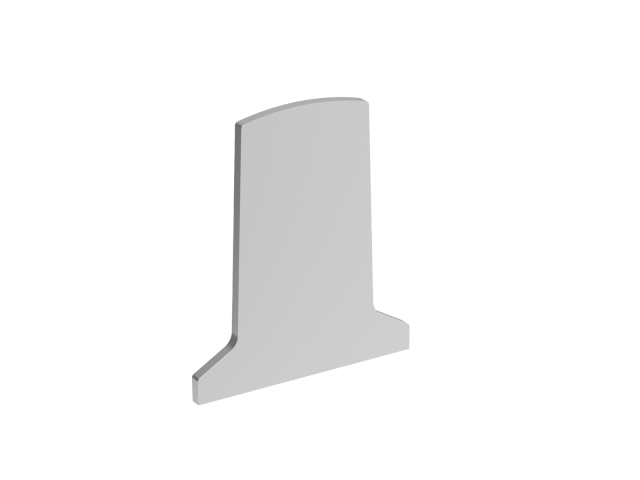 Endkappe für Aluprofil AL/0019-N-E