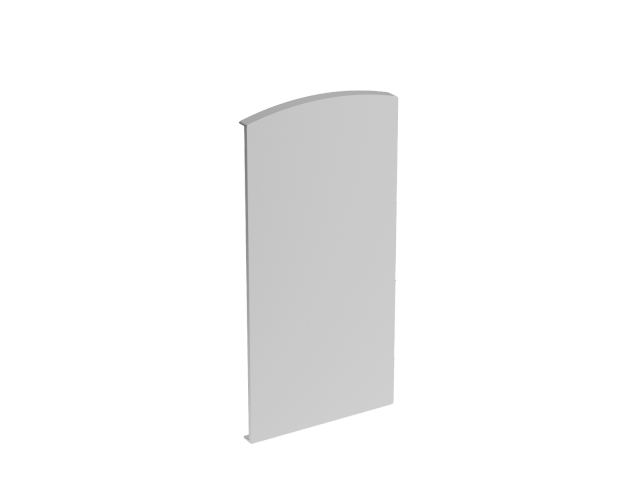 Endkappe für Aluprofil Al/0005-UNO-S-E