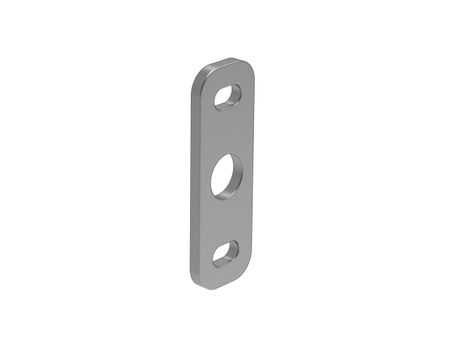 Platte für verstellbare Scharniere, 30x90x3mm, INOX