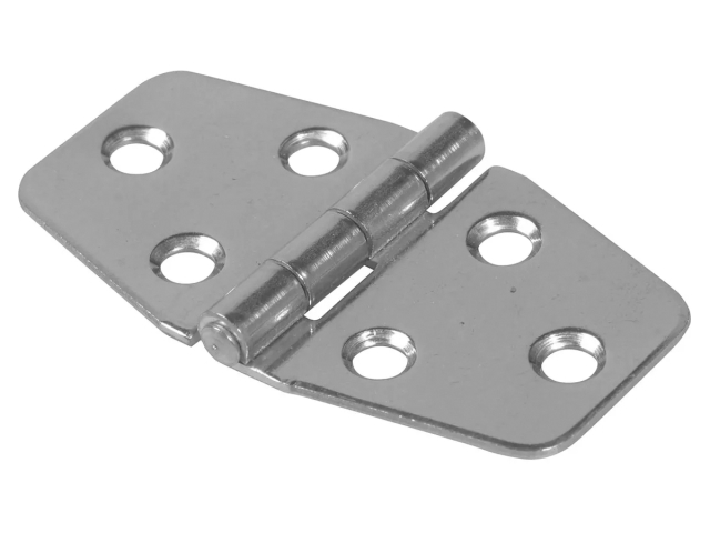Saválló pánt sík felületre, INOX, AISI 304, L=40mm