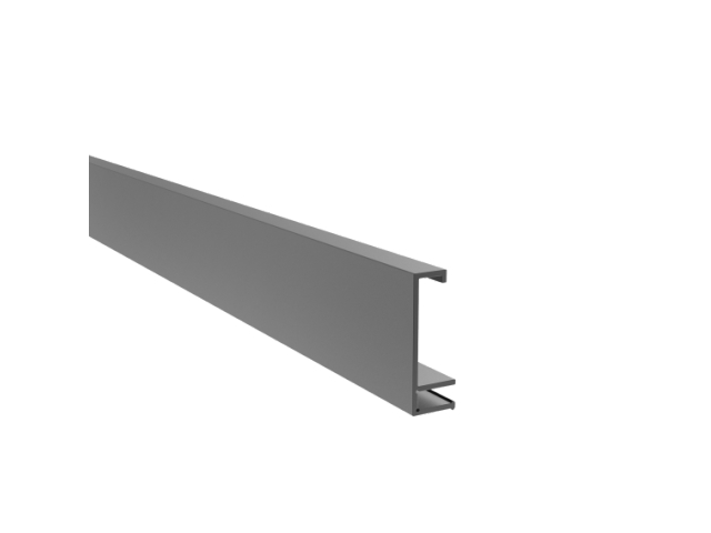 Aluminium-Zaunadapter für Füllungen - 1700mm Abdeckleiste