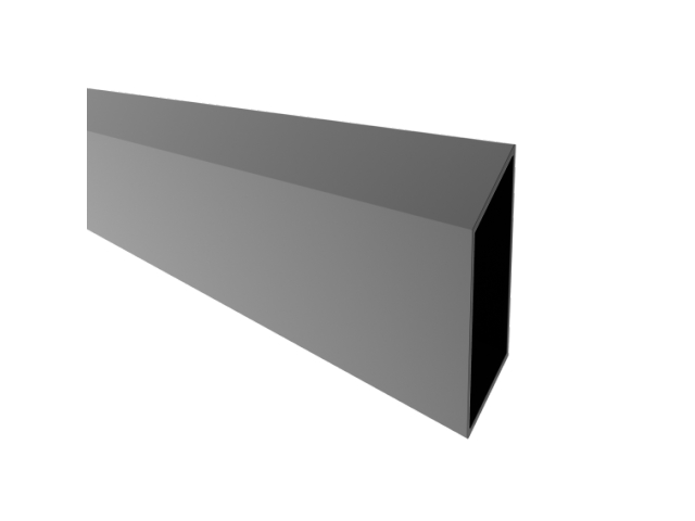 Aluminum fence slat 20x120-6000mm