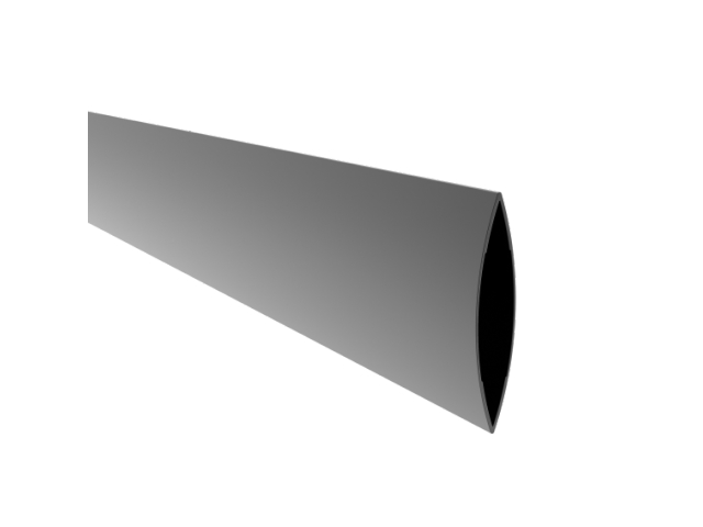 Aluminiowa żaluzja płotowa owalna 20x100-3000mm