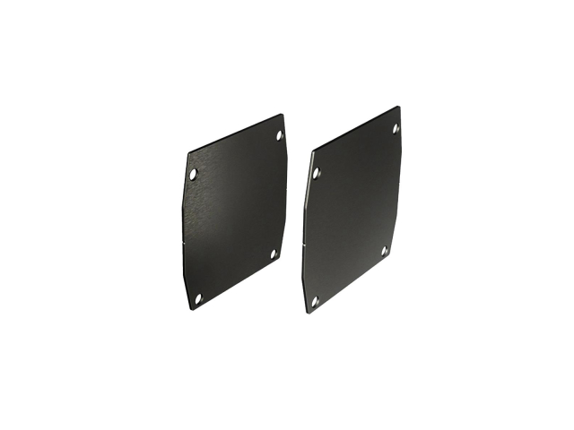 End cap Zn, profile 90x95mm, black