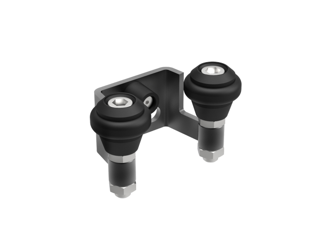 Uchwyt bramy, Zn, profile 60mm, antracyt