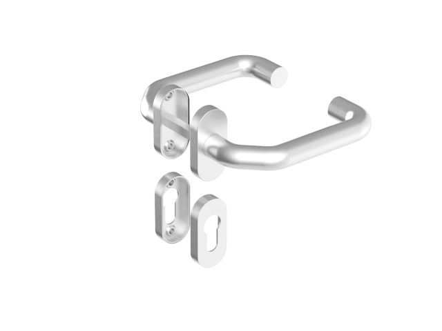 Türdrücker Edelstahl AISI 304, K320