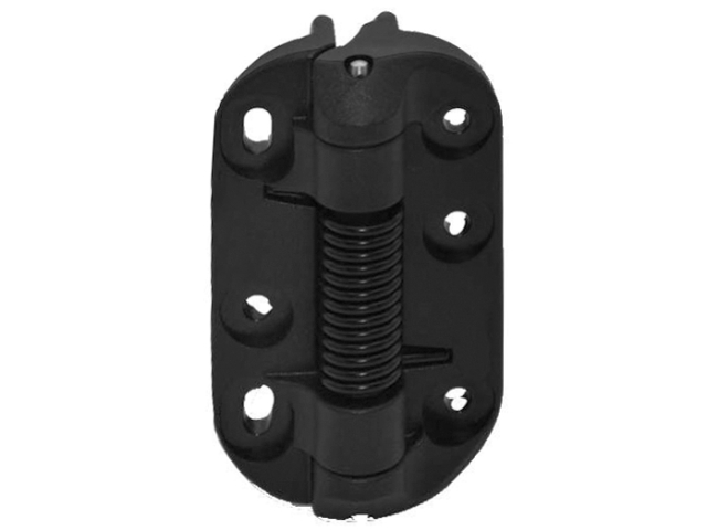 Hinge for gates, with fixed spring