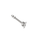 Torband, verstellbar, mit langem Gewinde, mit platte, INOX, M16