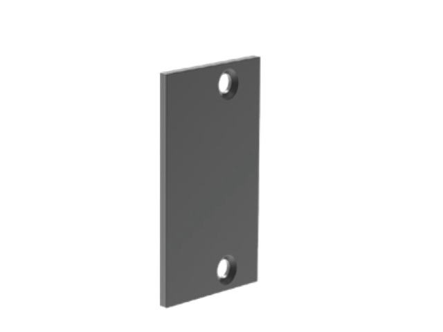 Aluminiowa zaślepka adaptera A40 do listew R7016