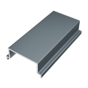 Barre d'espacement en aluminium 50mm anthracite