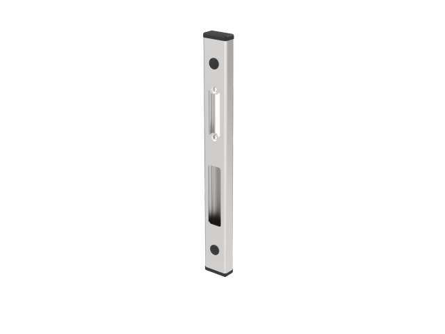 Gate end stop, universal 30x15 Inox