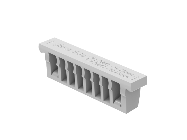 Set für verstellbare Glasbefestigung - excenter