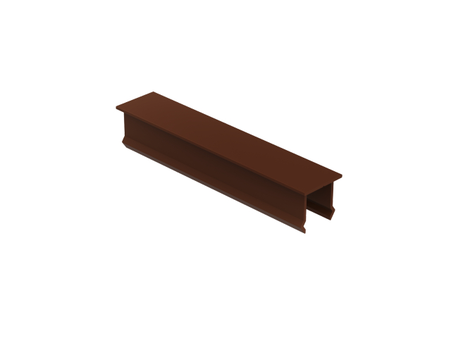 Abdeckkappe für vertikale Füllung 20x100x1 - R8017