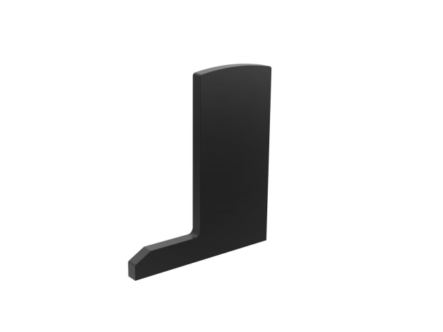Endkappe für Aluprofil AL/0006-ECO-RAL 9005