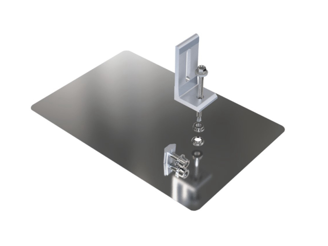 Stainless steel roof hooks without adjustment