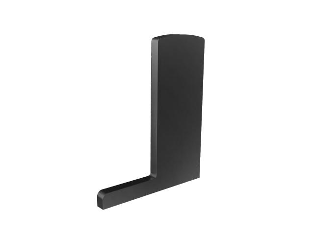 Endkappe für Aluprofil AL/0006-RAL 9005