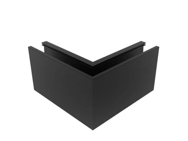 AL. profile, top mount  90° IN corner AL/ELOX/Sati
