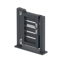 Single-wing gate 0,45x0,56m with 20x100 R7016 filling - set