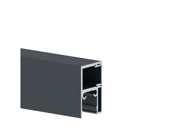 Satz aus Aluminium-Zaunadapter für Füllungen 20-14 - 1500mm