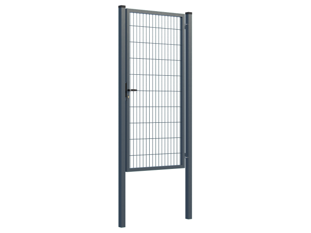 Bránka 1kr. SQUARE ZnPVC 1000x2000mm, antracit