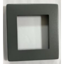 Aluminium Ankerplatte für Pfosten 80x80 R7016