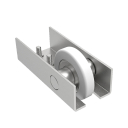 Edelstahlauflaufrolle profile 90x99mm