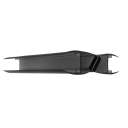 Dichtungsleiste für Glastür PVC,180° black