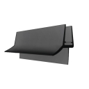 Dichtungsleiste unten - für Glastür black