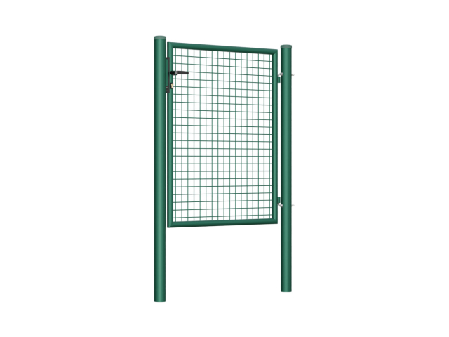 Bránka 1kr. ROUND ZnPVC 1000x1200mm, D75mm, zelená