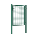 Bránka 1kr. ROUND ZnPVC 1000x1200mm, D75mm, zelená