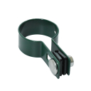 Endklemme für Pfosten ZnPVC D75mm grün