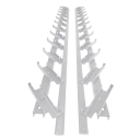 Bewegliches Aluminiumsystem – vertikal, Jalousie – Paar (links + rechts)