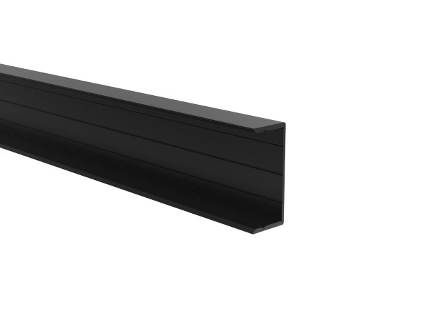 Adaptateur aluminium 64x38-6000mm pour persiennes jusqu'a 46mm